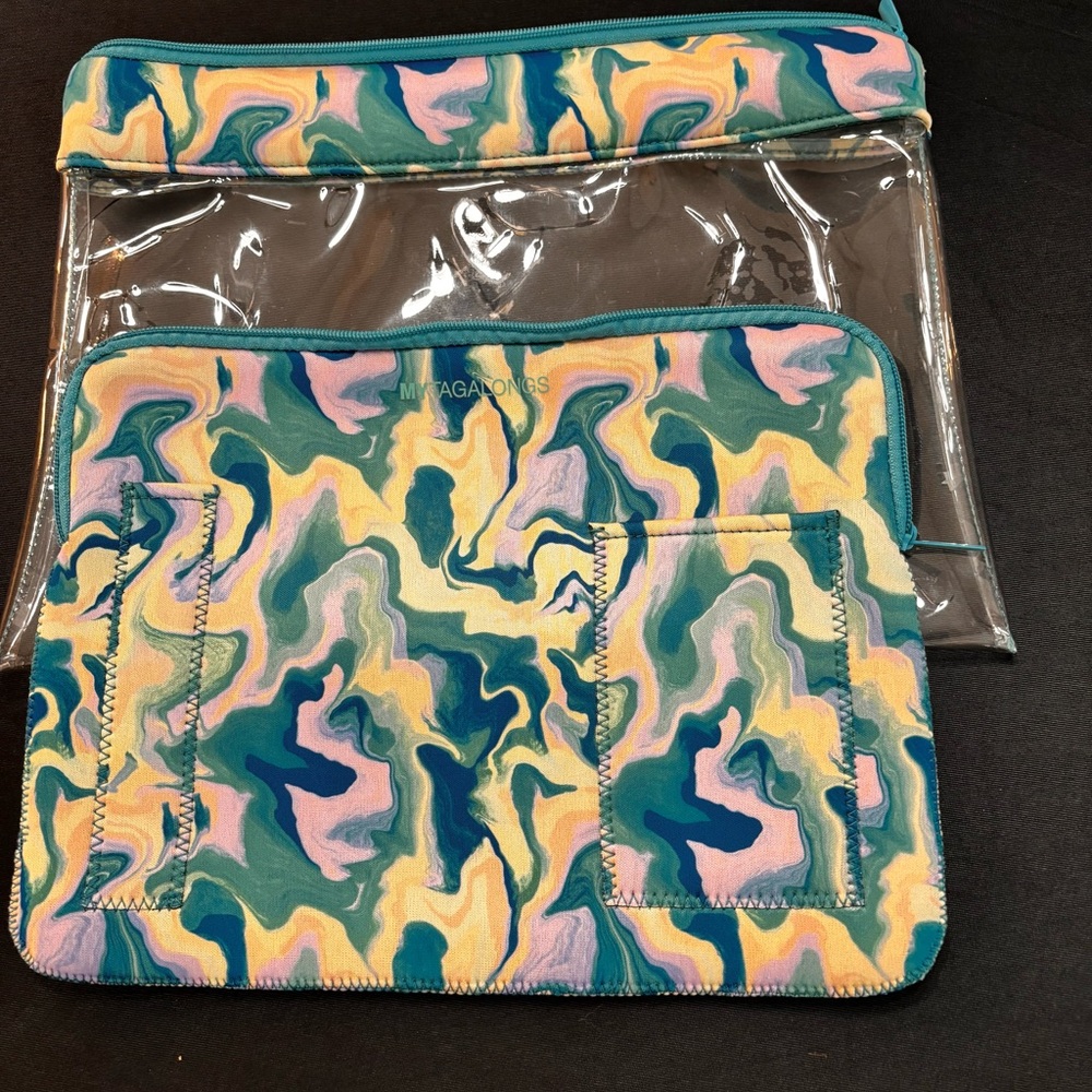 MYTAGALONGS Multicolor Abstract computer bag - Picture 3 of 8